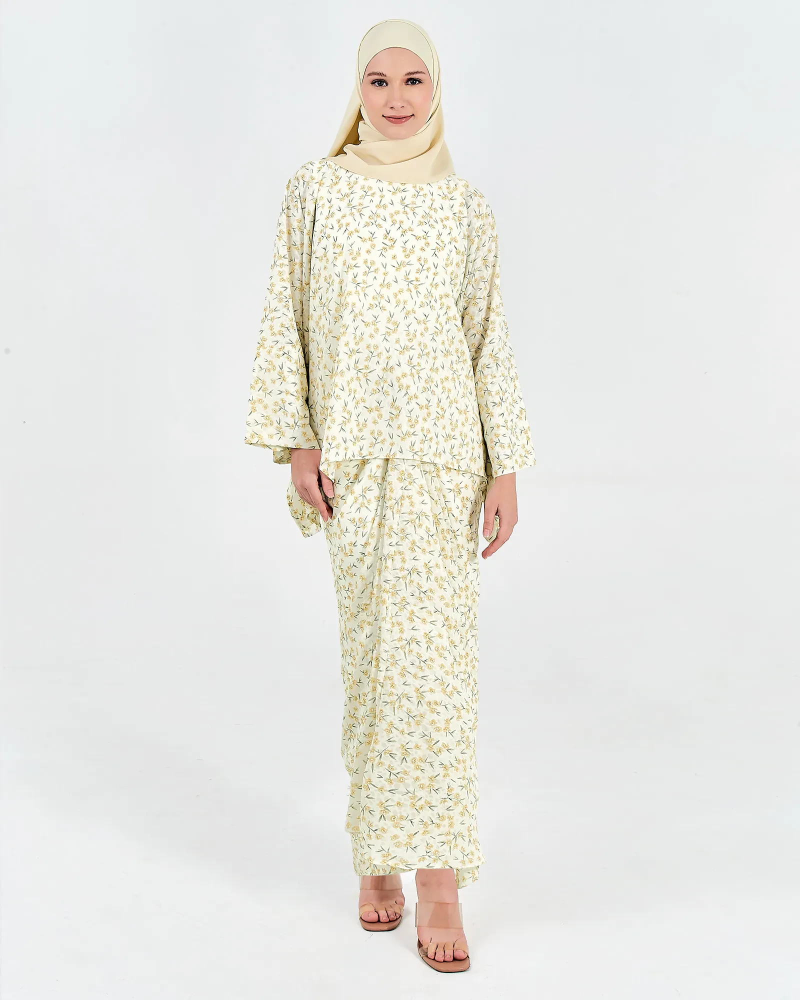 JASMINE KAFTAN SET IN BUTTER