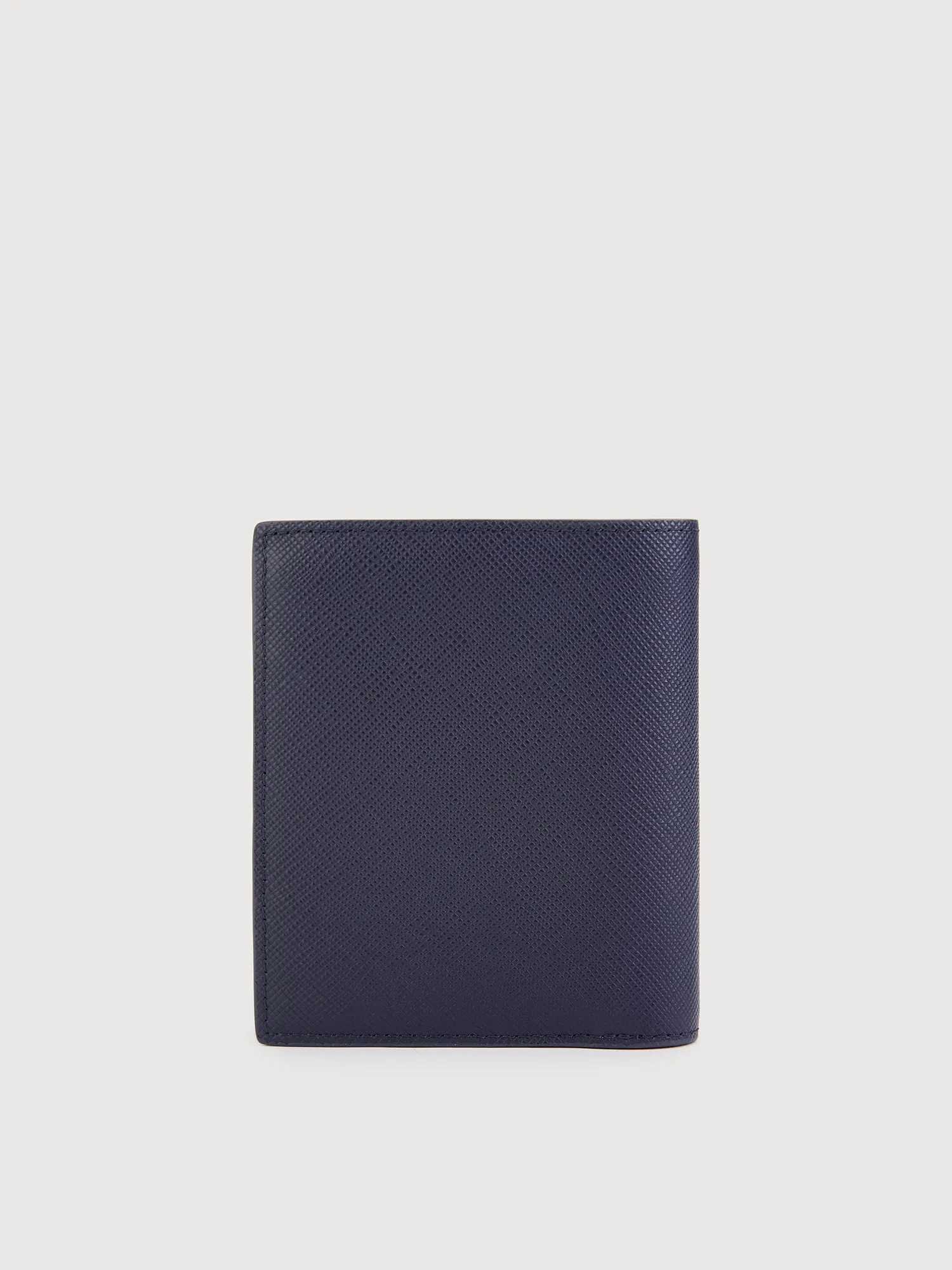 LUIGI VERTICAL WALLET WITH COIN COMPARTMENT