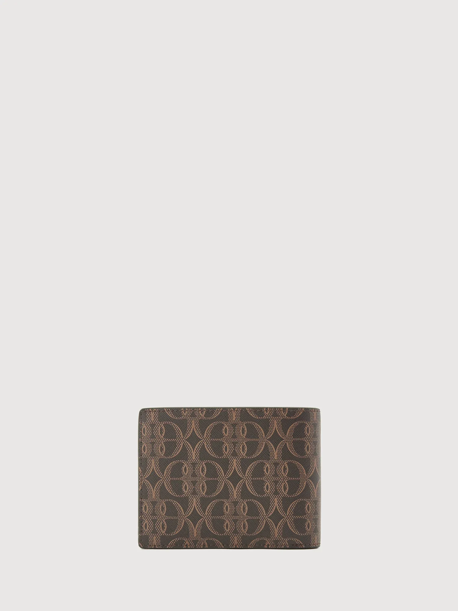 LA LUNA 1974 MONOGRAM CENTRE FLAP CARDS WALLET