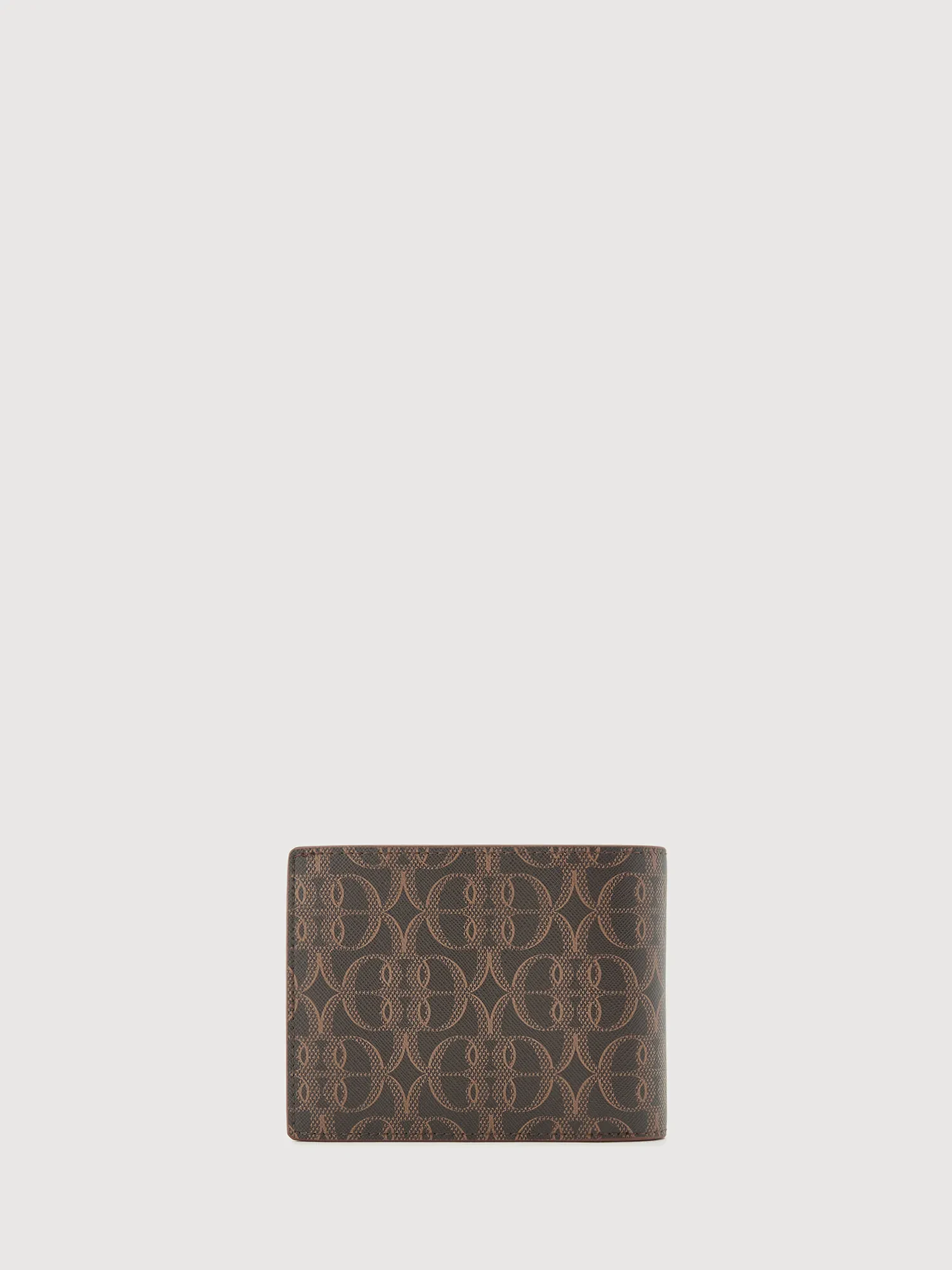 LA LUNA 1974 MONOGRAM CENTRE FLAP CARDS WALLET