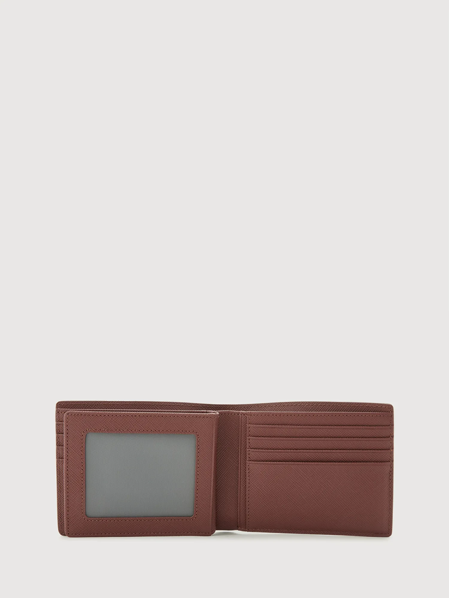 LA LUNA 1974 MONOGRAM CENTRE FLAP CARDS WALLET