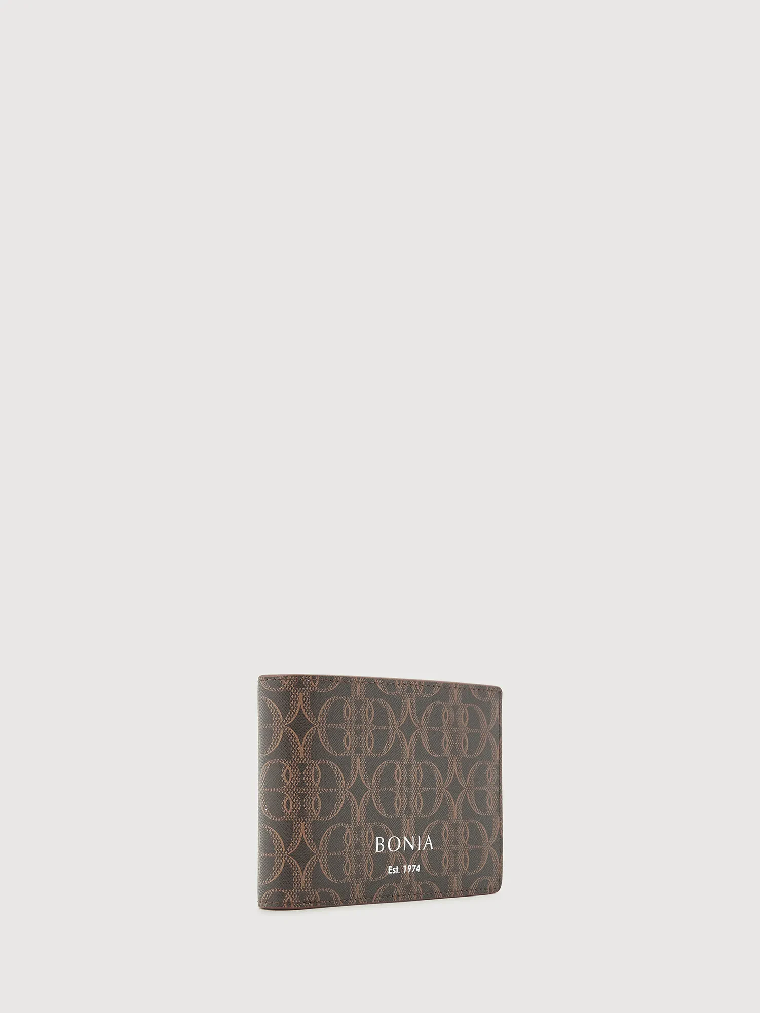 LA LUNA 1974 MONOGRAM CENTRE FLAP CARDS WALLET