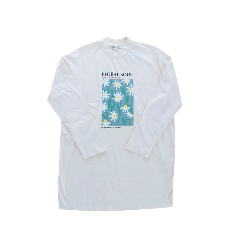 PRINTED LONG SLEEVE TEE