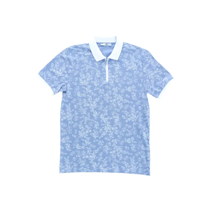 PRINTED POLO TEE