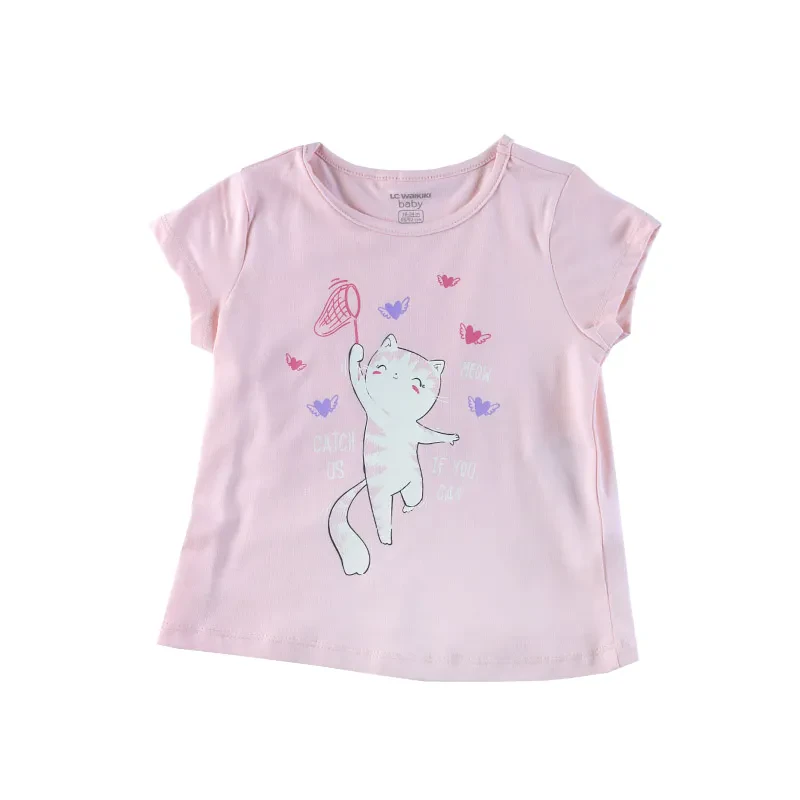  SHORT SLEEVE TEE IN PINK