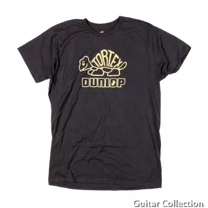 JIM DUNLOP DSD31-MTS VINTAGE TORTEX LOGO T-SHIRT | BLACK