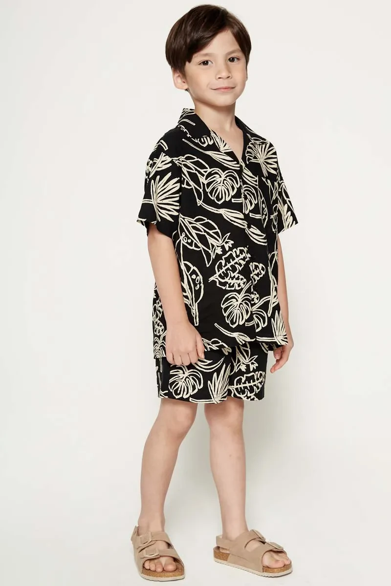 BOY SHORT PANTS BLACK
