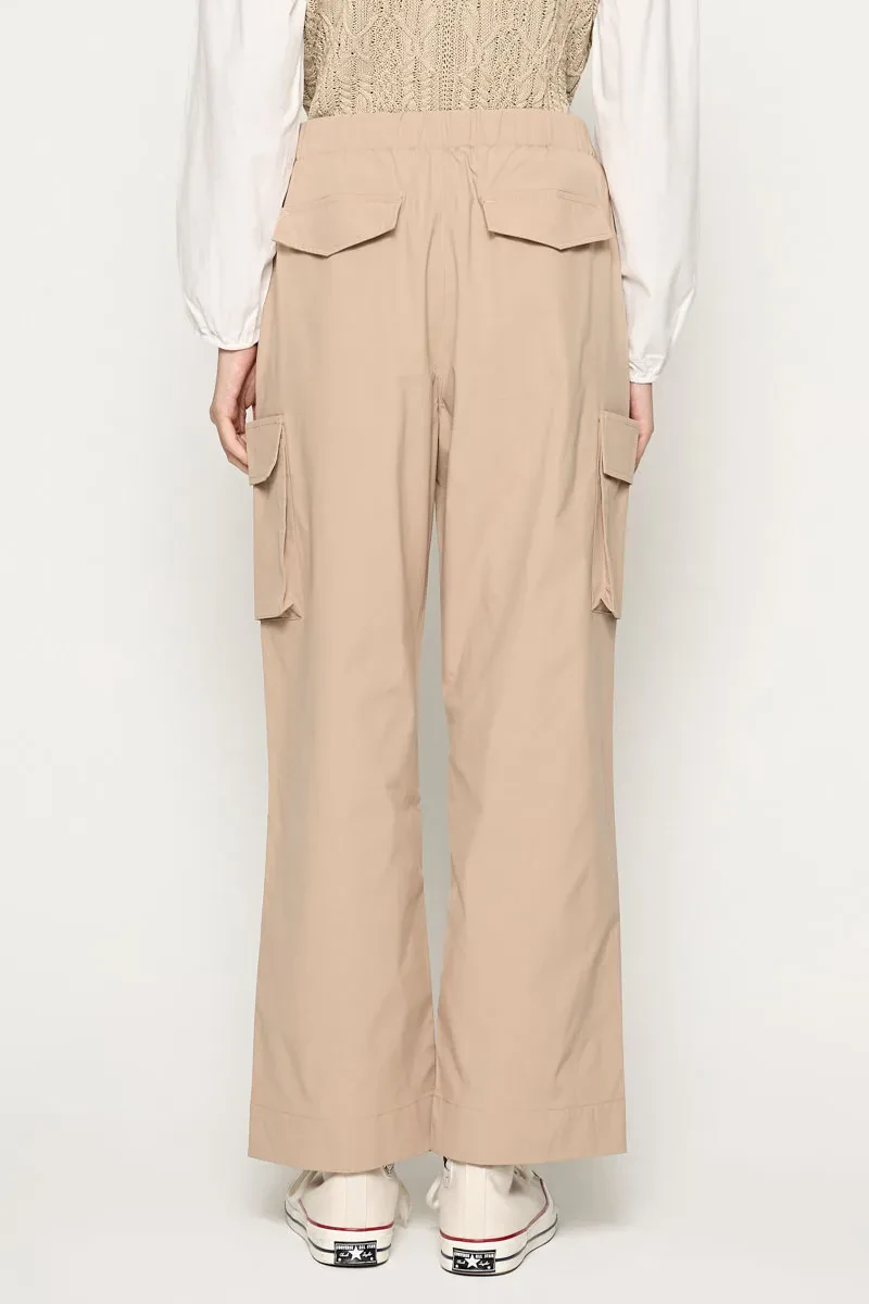 LADIES CASUAL LONG CARGO PANTS KHAKI