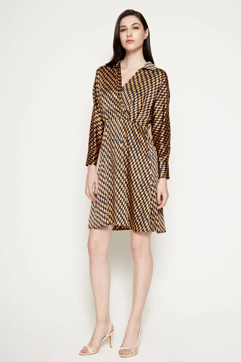 LADIES CASUAL SHORT DRESS MULTI