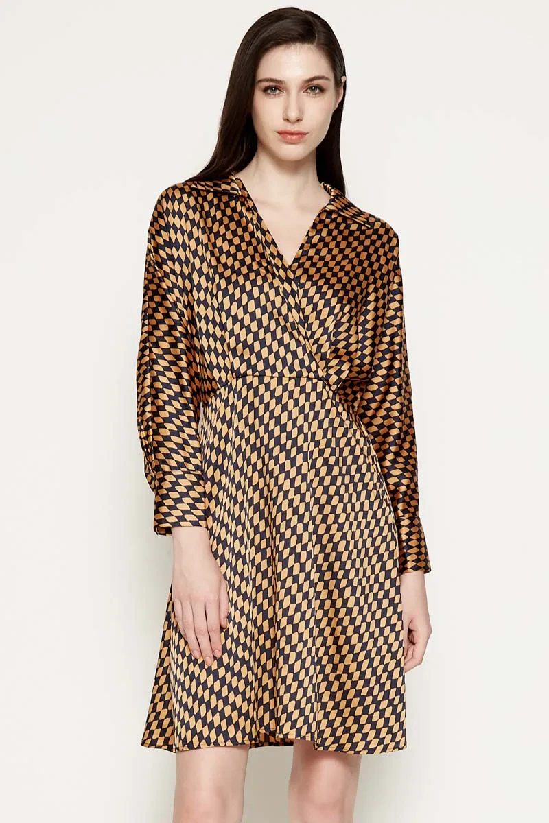 LADIES CASUAL SHORT DRESS MULTI
