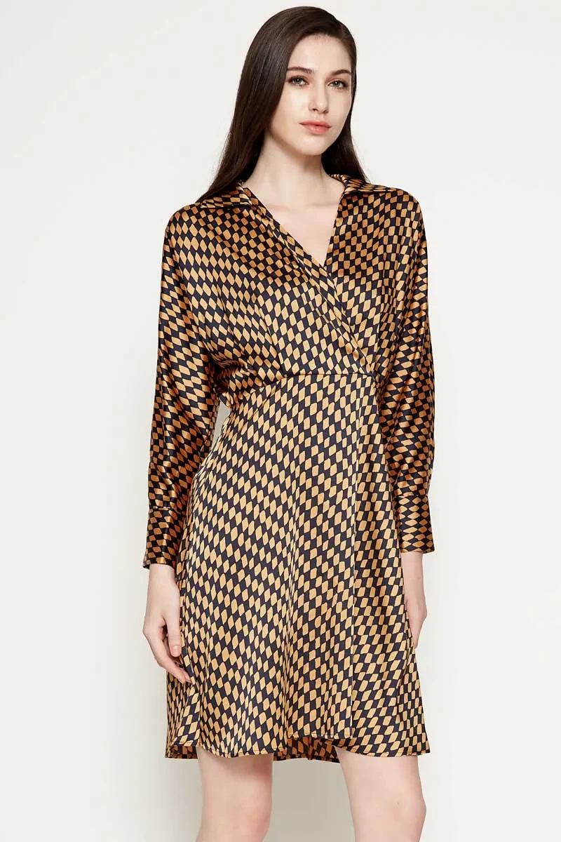 LADIES CASUAL SHORT DRESS MULTI