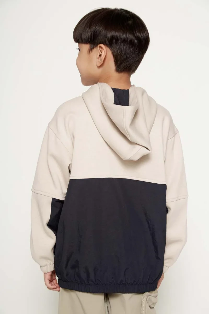 PDI CASUAL HOODIE BOY KHAKI