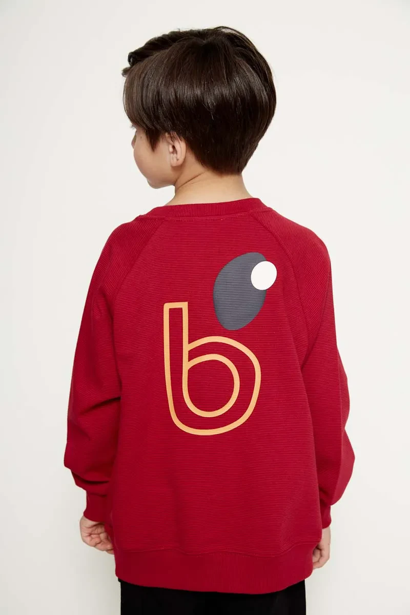 PDI CASUAL SWEAT SHIRT BOY MAROON