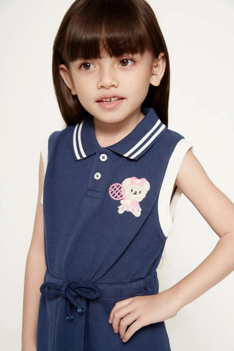 PDI CASUAL SLEEVELESS DRESS KIDS GIRL LT PINK