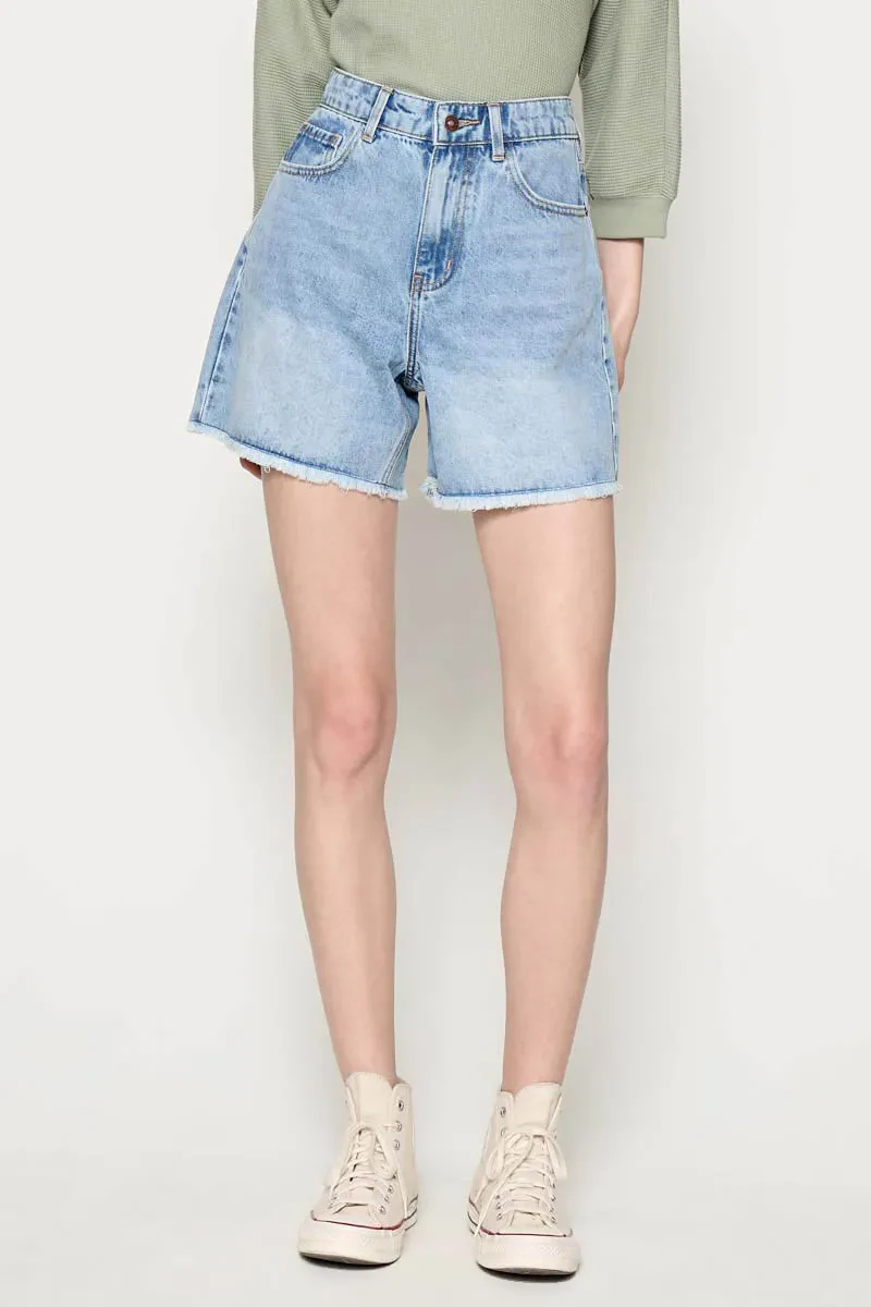 PDI CASUAL BERMUDA SHORTS LADIES LT BLUE