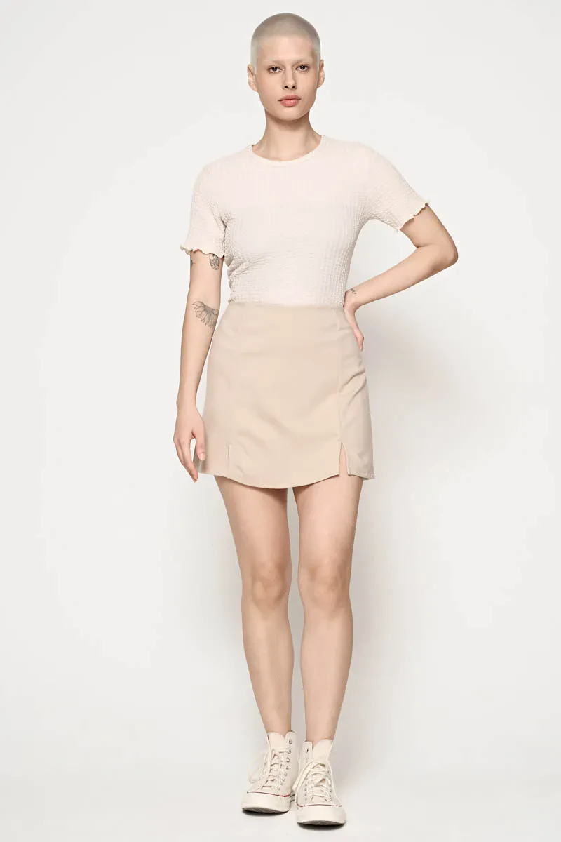 PDI CASUAL SKORT LADIES BEIGE