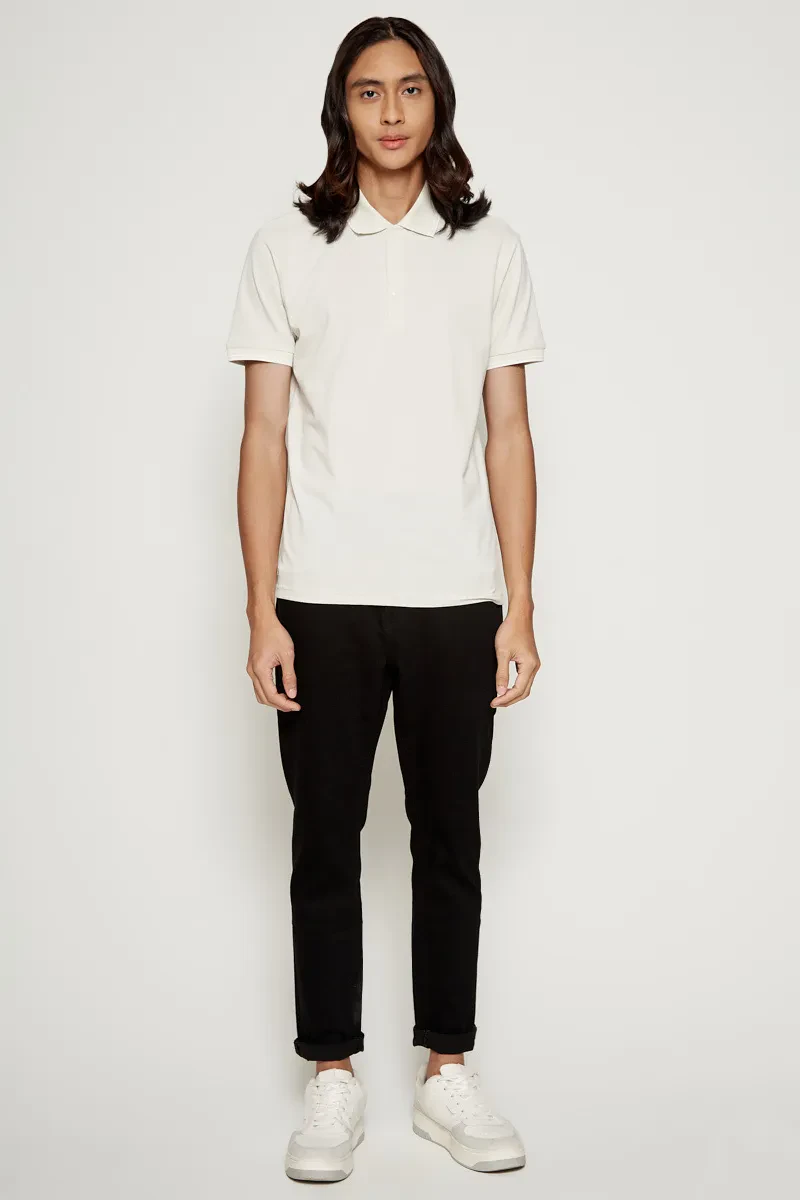 PDI CASUAL POLO TEE MEN SHORT SLEEVE LT KHAKI