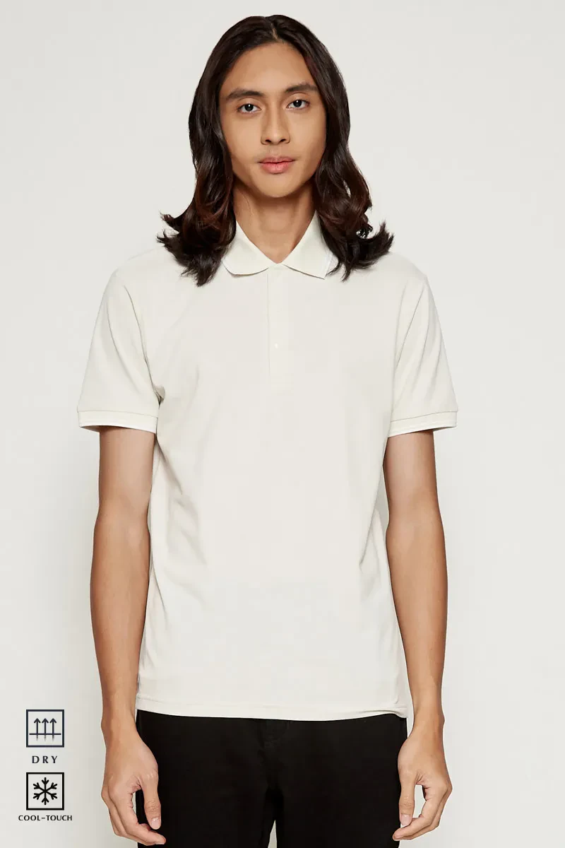 PDI CASUAL POLO TEE MEN SHORT SLEEVE LT KHAKI
