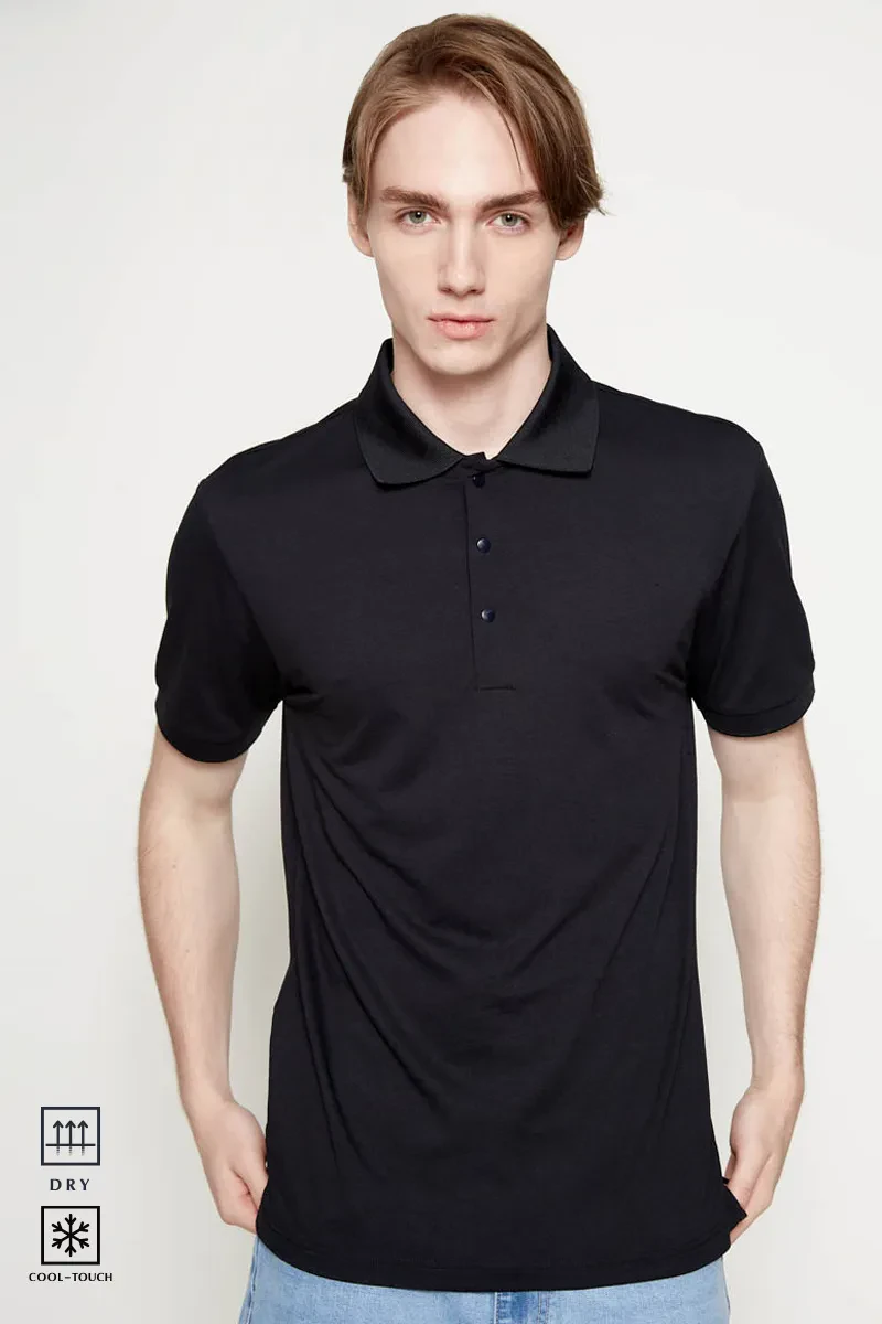 PDI CASUAL POLO TEE MEN SHORT SLEEVE NAVY