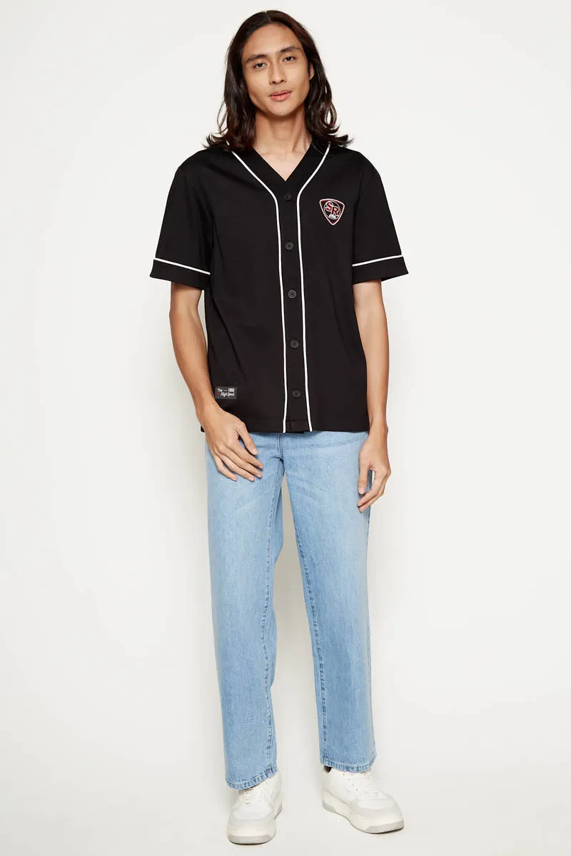 PDI CASUAL OVERSIZED MEN SHORT SLEEVE TEE BLACK