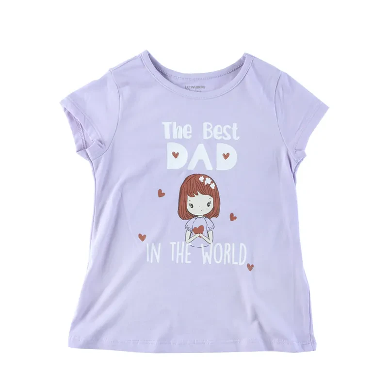 SHORT SLEEVE TEE IN LILAC