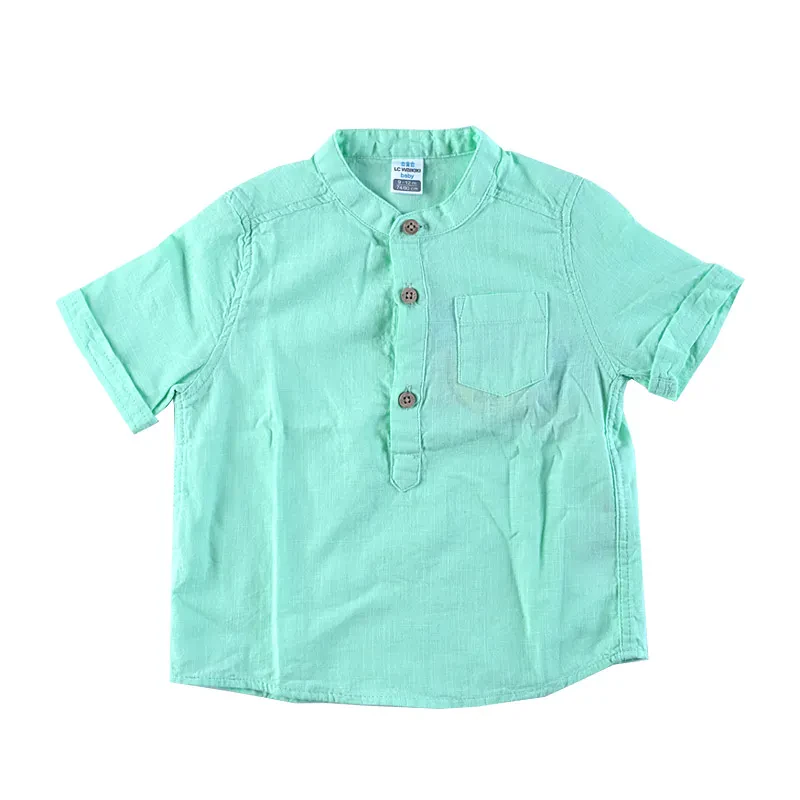 WOVEN SHIRT IN LIGHT GREEN