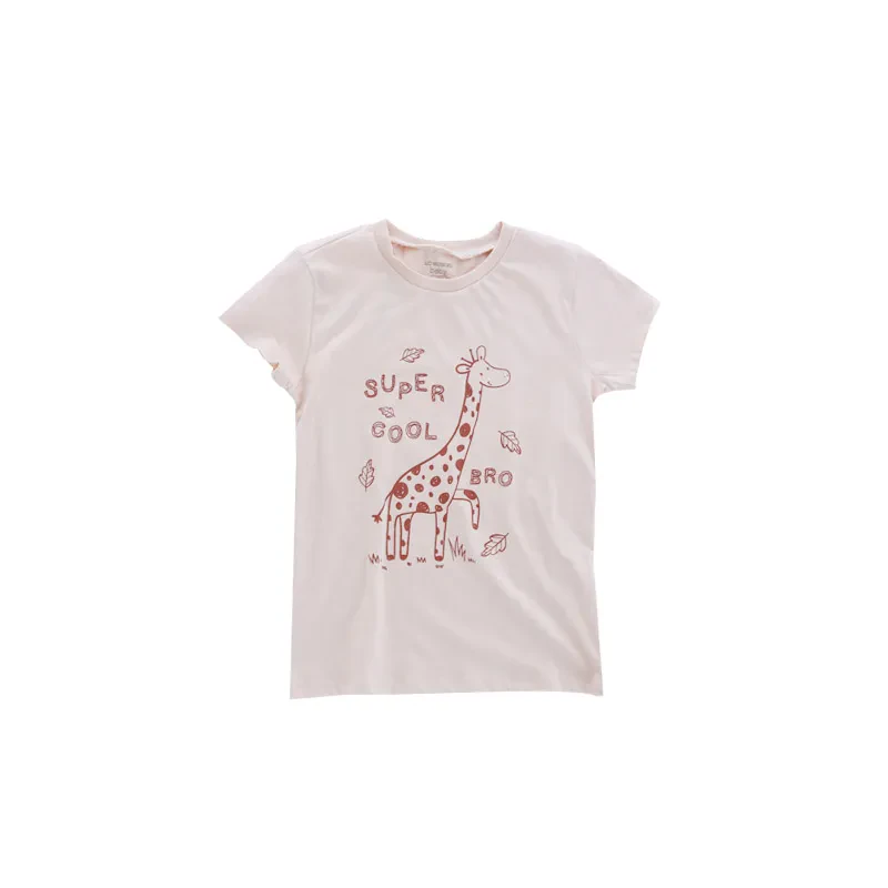 KID'S PYJAMA TEE IN BEIGE
