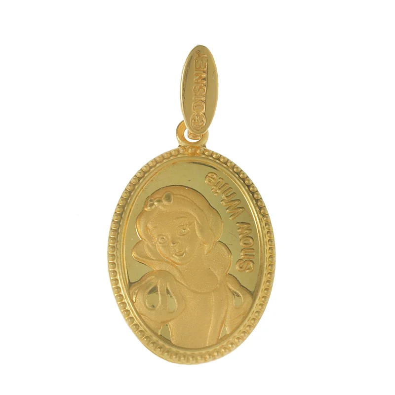 916/22K YELLOW GOLD DISNEY PRINCESS SNOW WHITE PENDANT