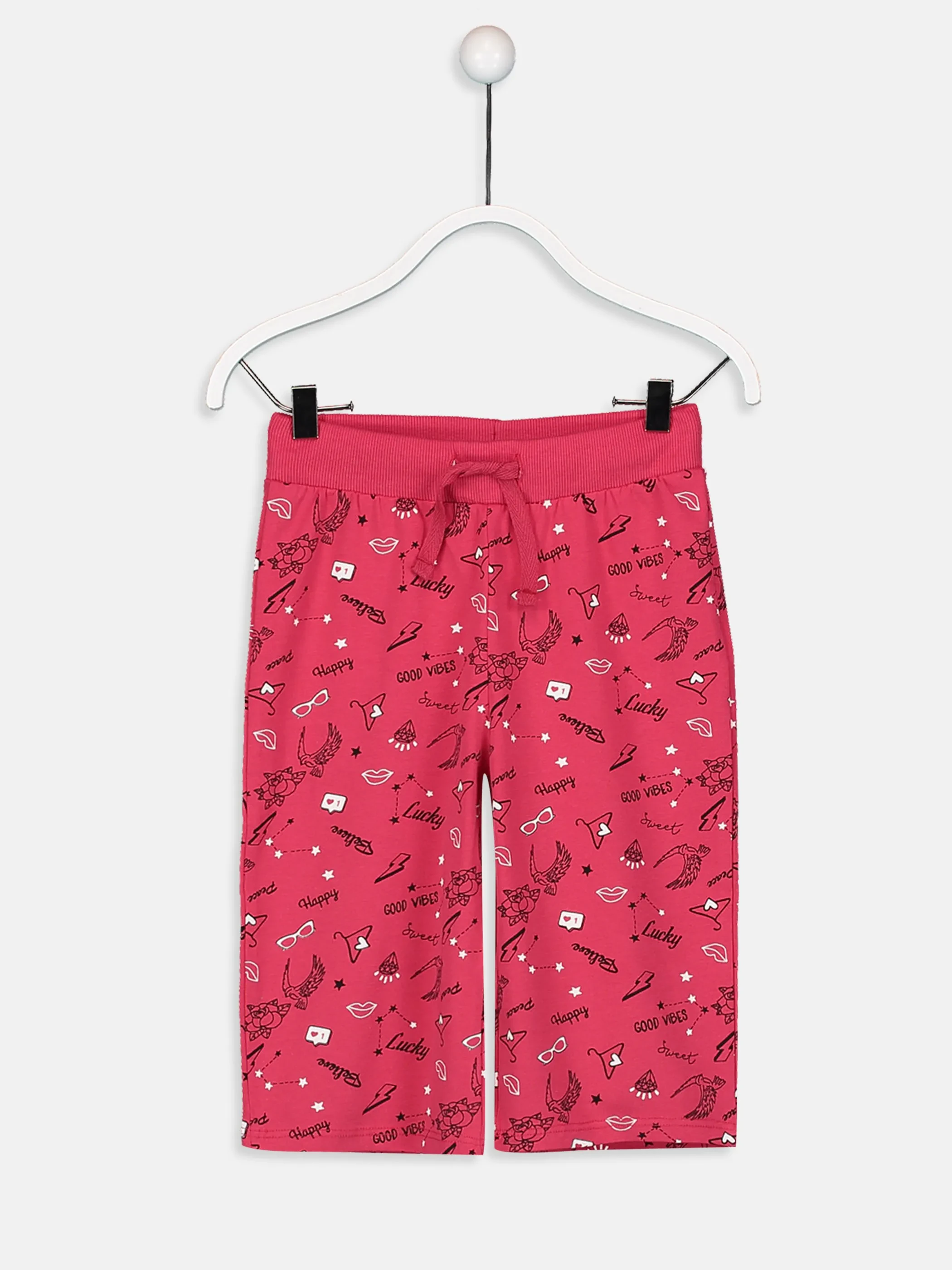 PRINTED JERSEY SHORTS