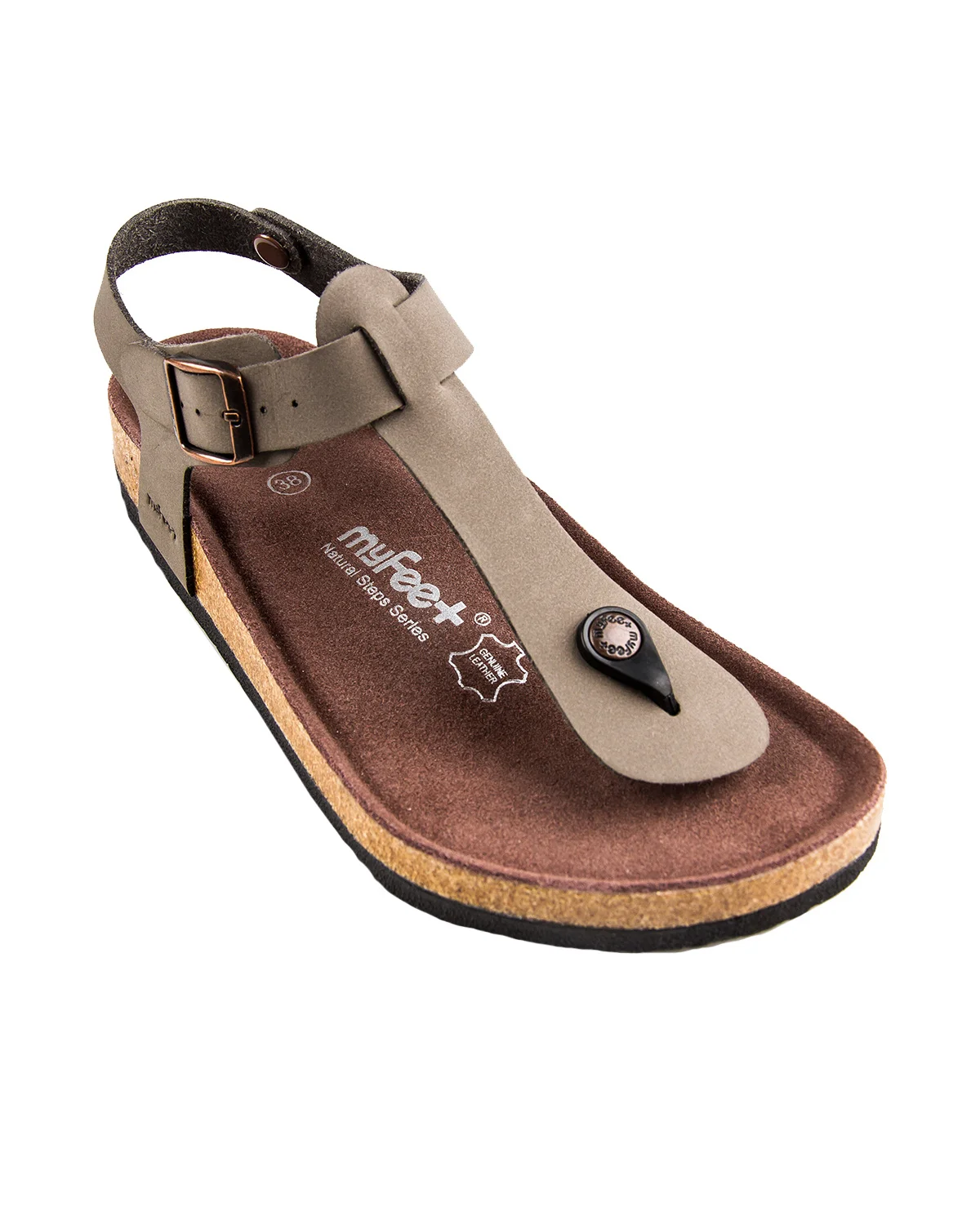PREMIUM SANDAL ADULT LIGHT BROWN