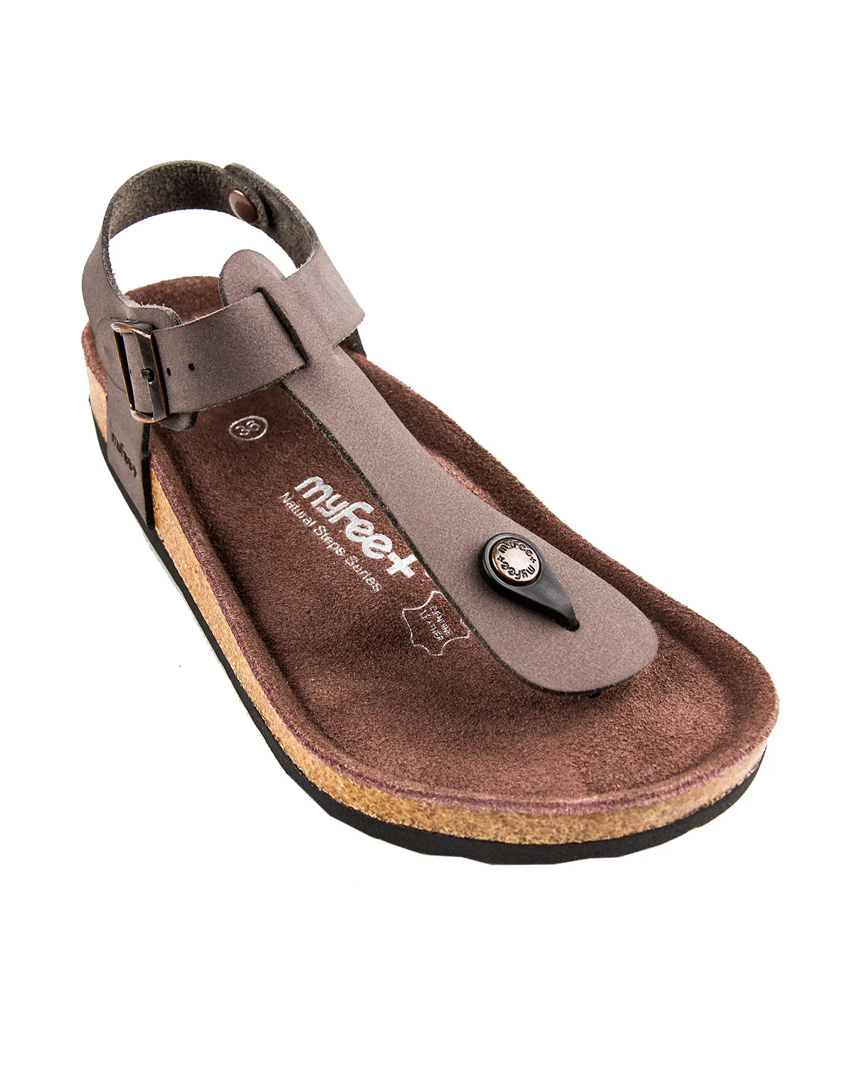 PREMIUM SANDAL ADULT DARK BROWN