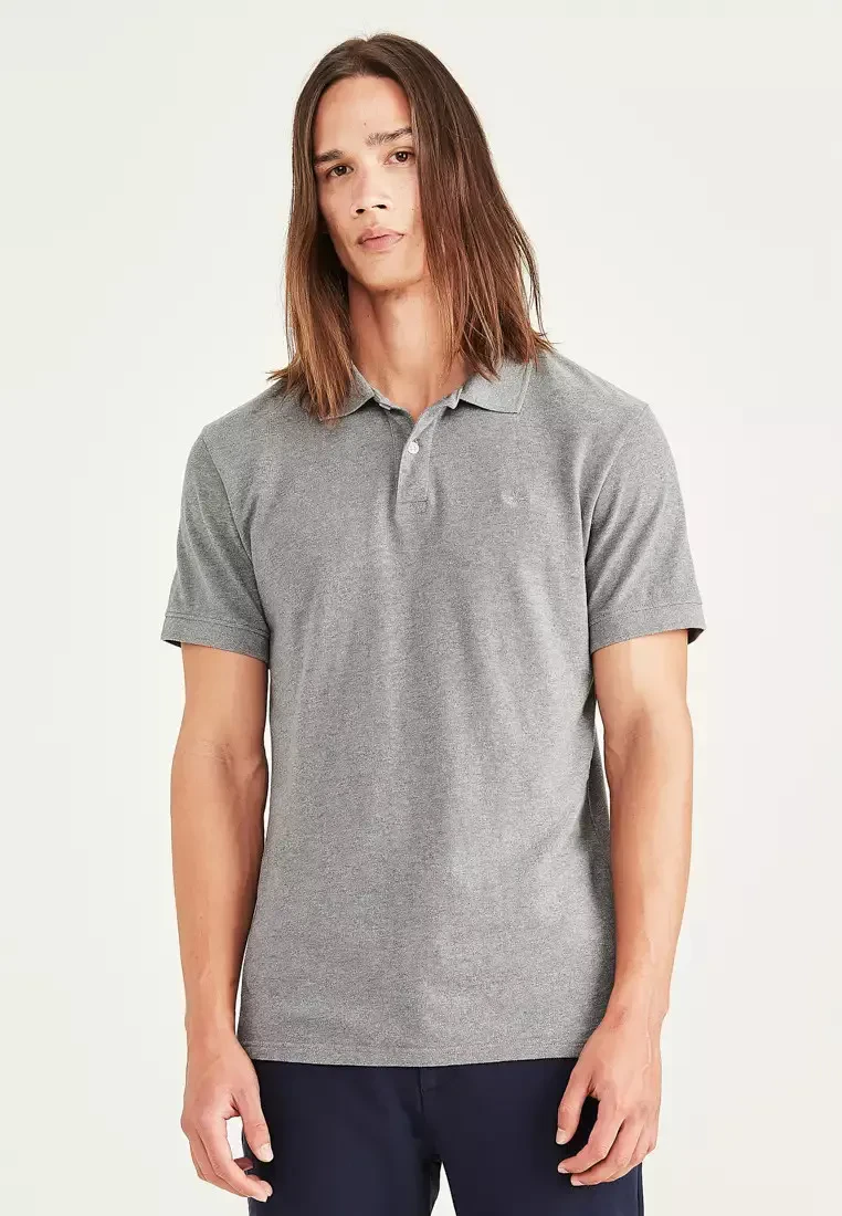 T3 POLO B25 GRAY HEATHER