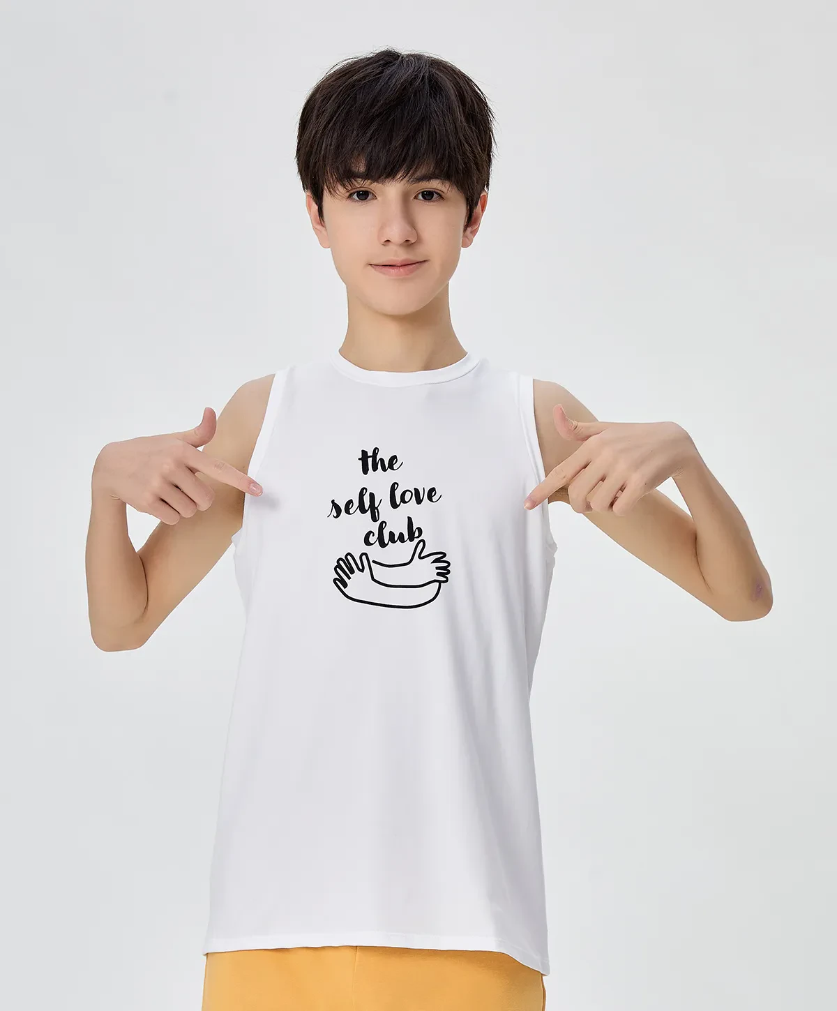 DIGITAL DAYDREAM SLEEVELESS TEE WITH PRINT