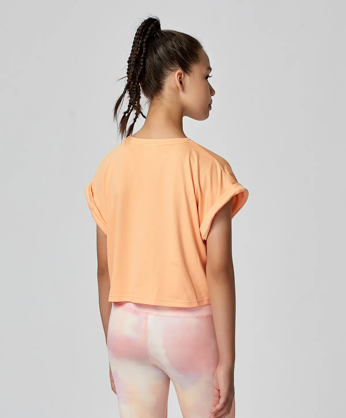 DIGITAL DAYDREAM CROPPED TEE WITH SLOGAN