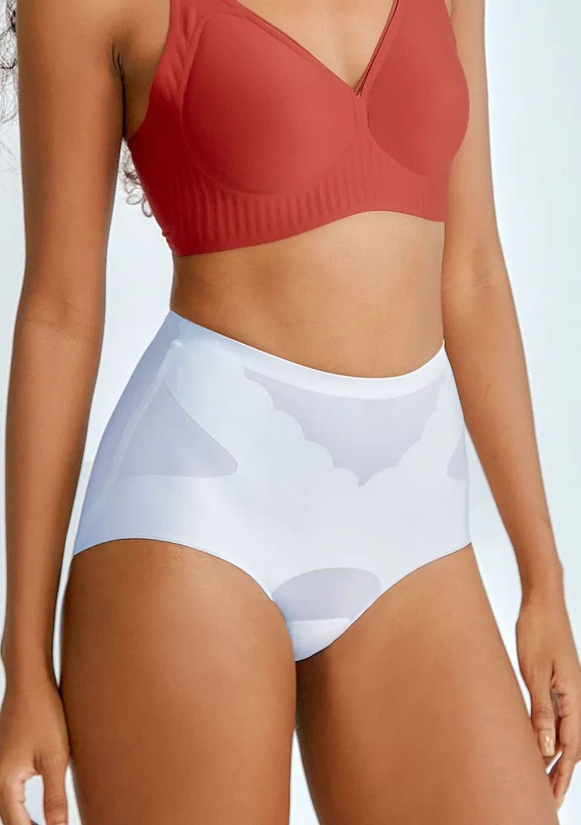 COOLING SCULPT SEAMLESS PANTY - LIGHT BLUE