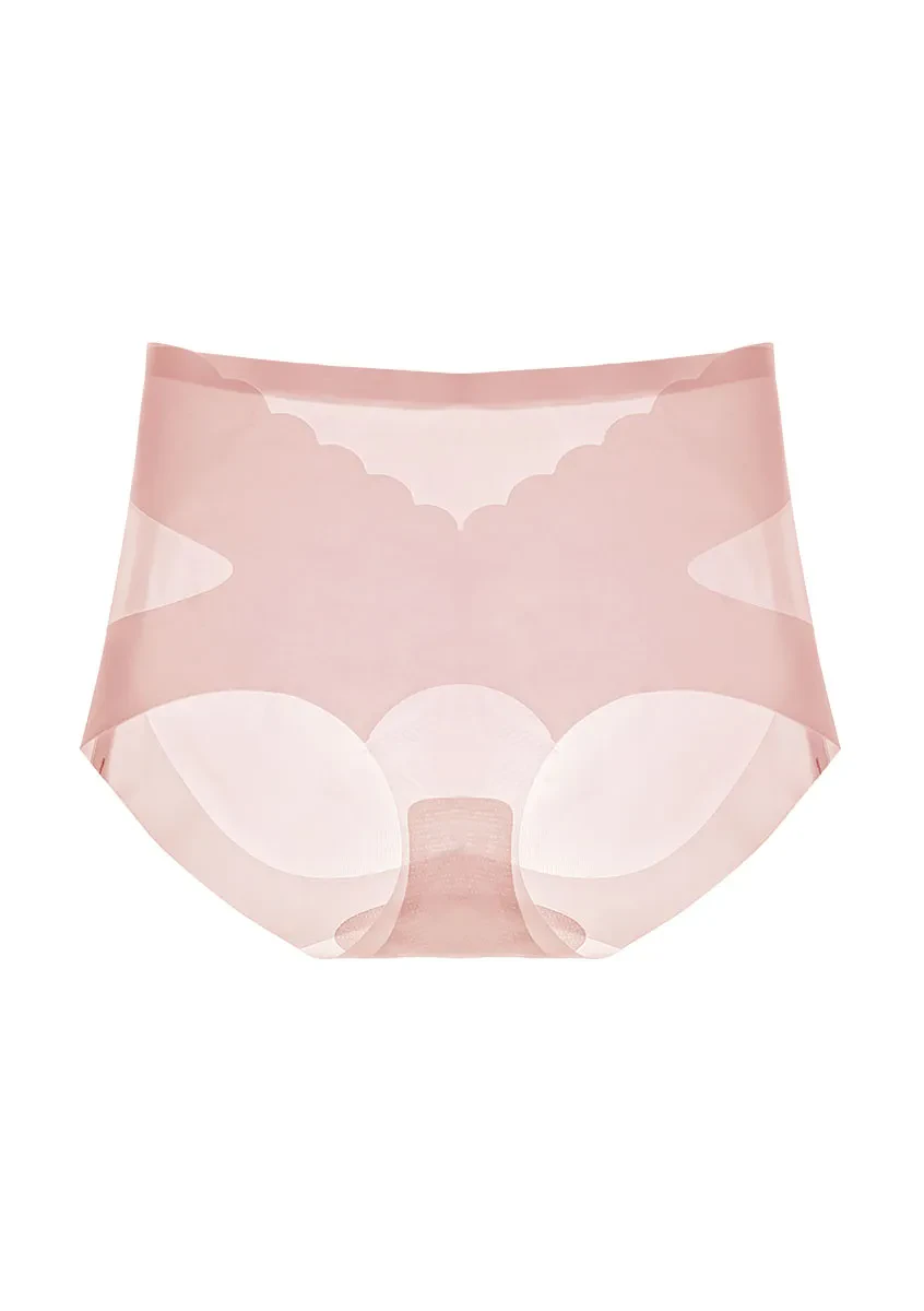 COOLING SCULPT SEAMLESS PANTY - PINK