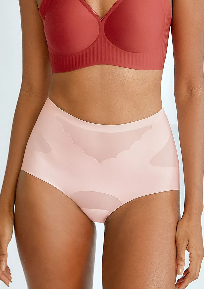 COOLING SCULPT SEAMLESS PANTY - PINK