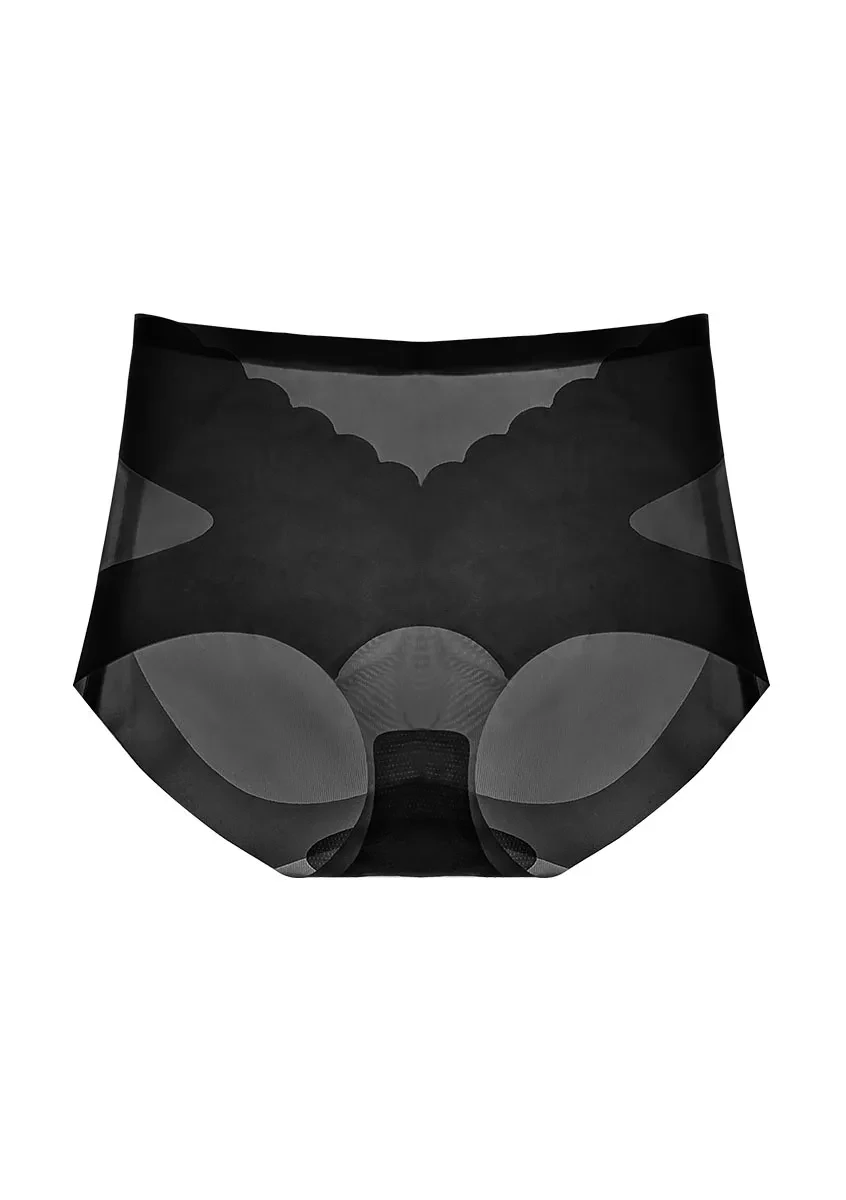 COOLING SCULPT SEAMLESS PANTY - BLACK