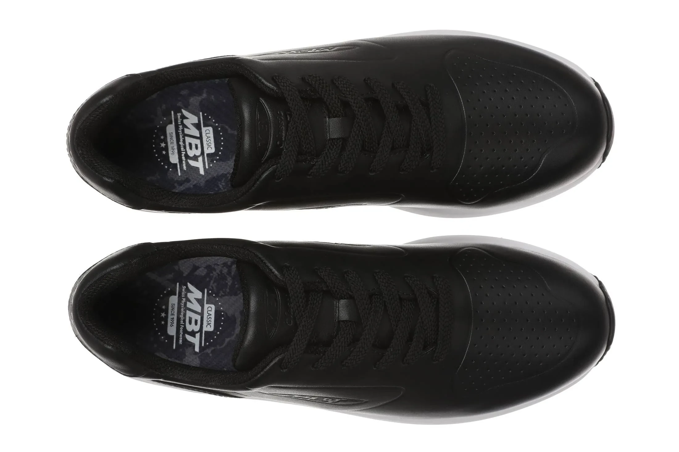 MBT-1997 LEATHER WINTER MEN BLACK/WHITE