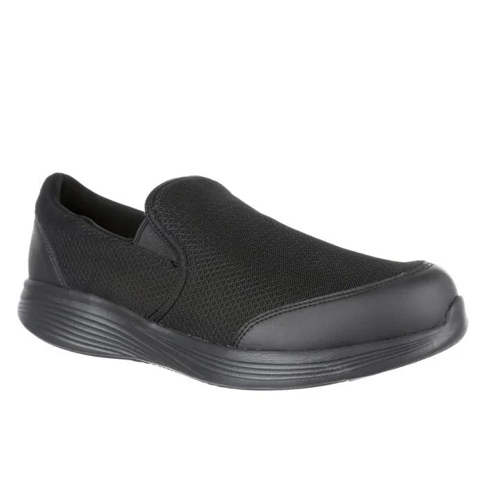 DE-ACACIA SLIP ON 4E MEN BLACK