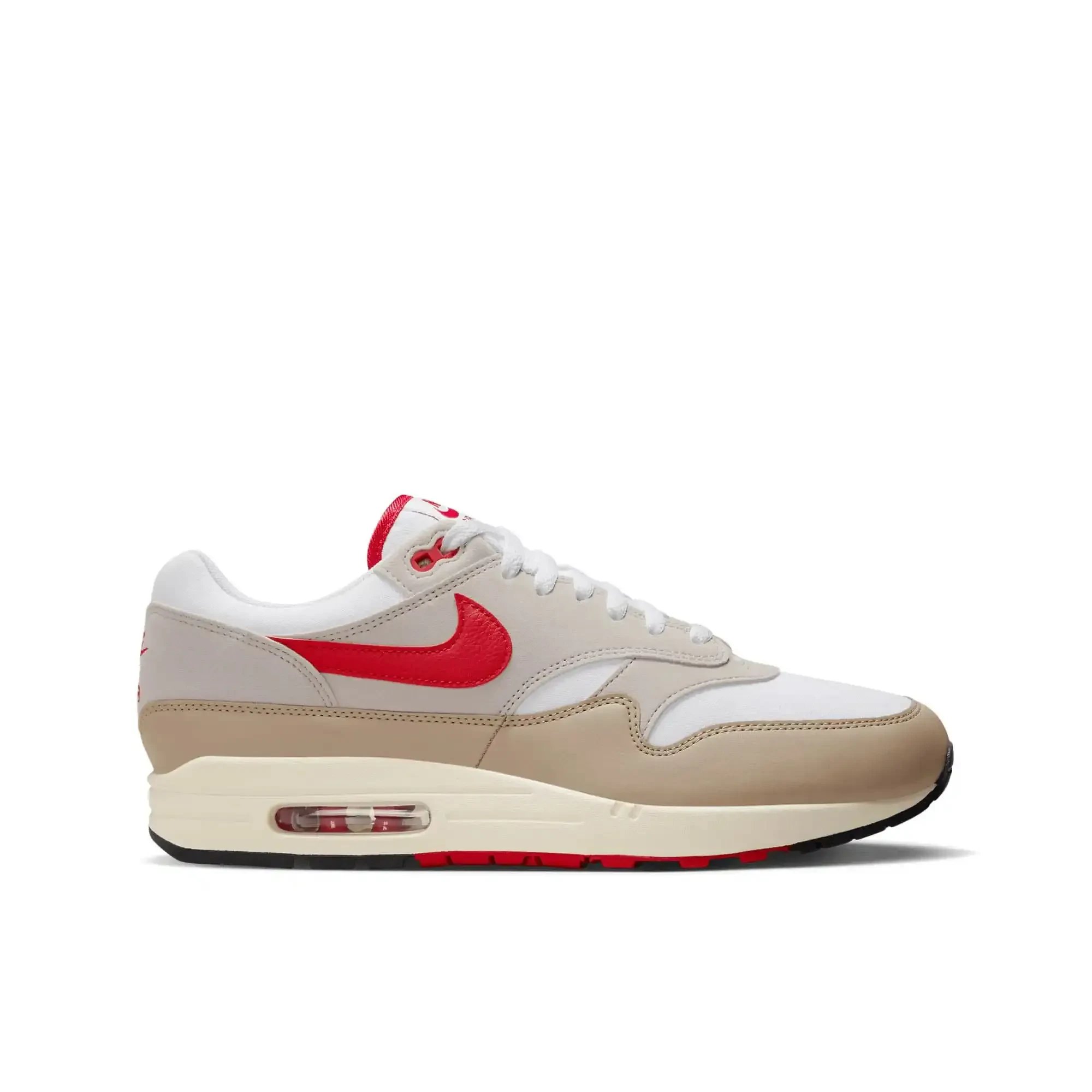 NIKE AIR MAX 1 - CREAM/RED