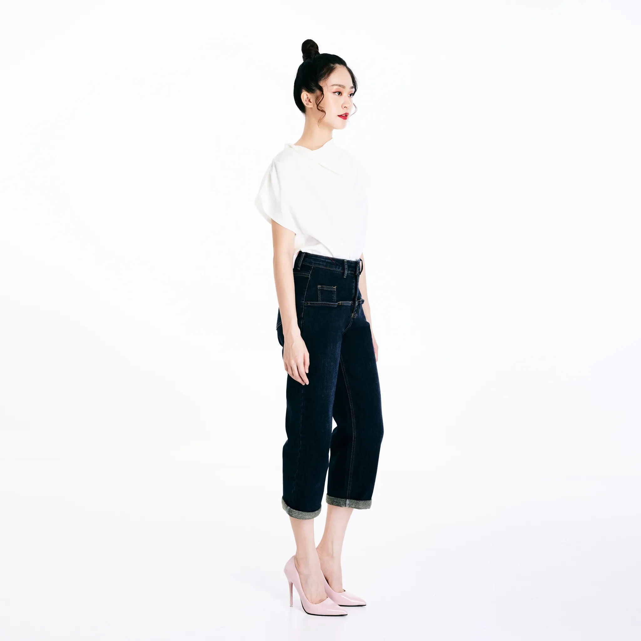 DRAPE TOP - WHITE