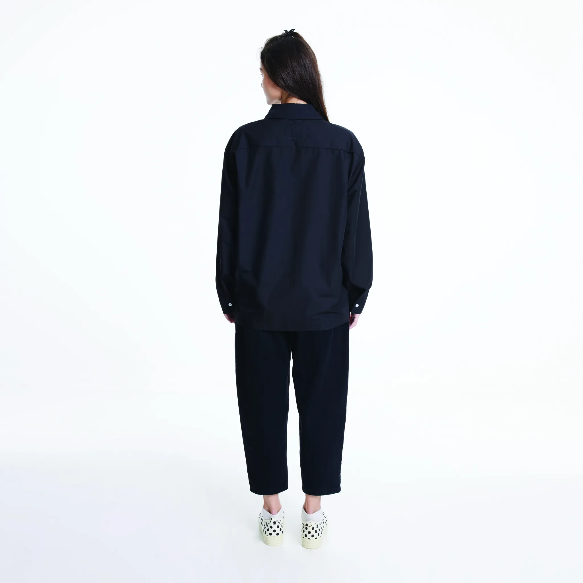 JL X MAG OVERSIZED SHIRT - BLACK