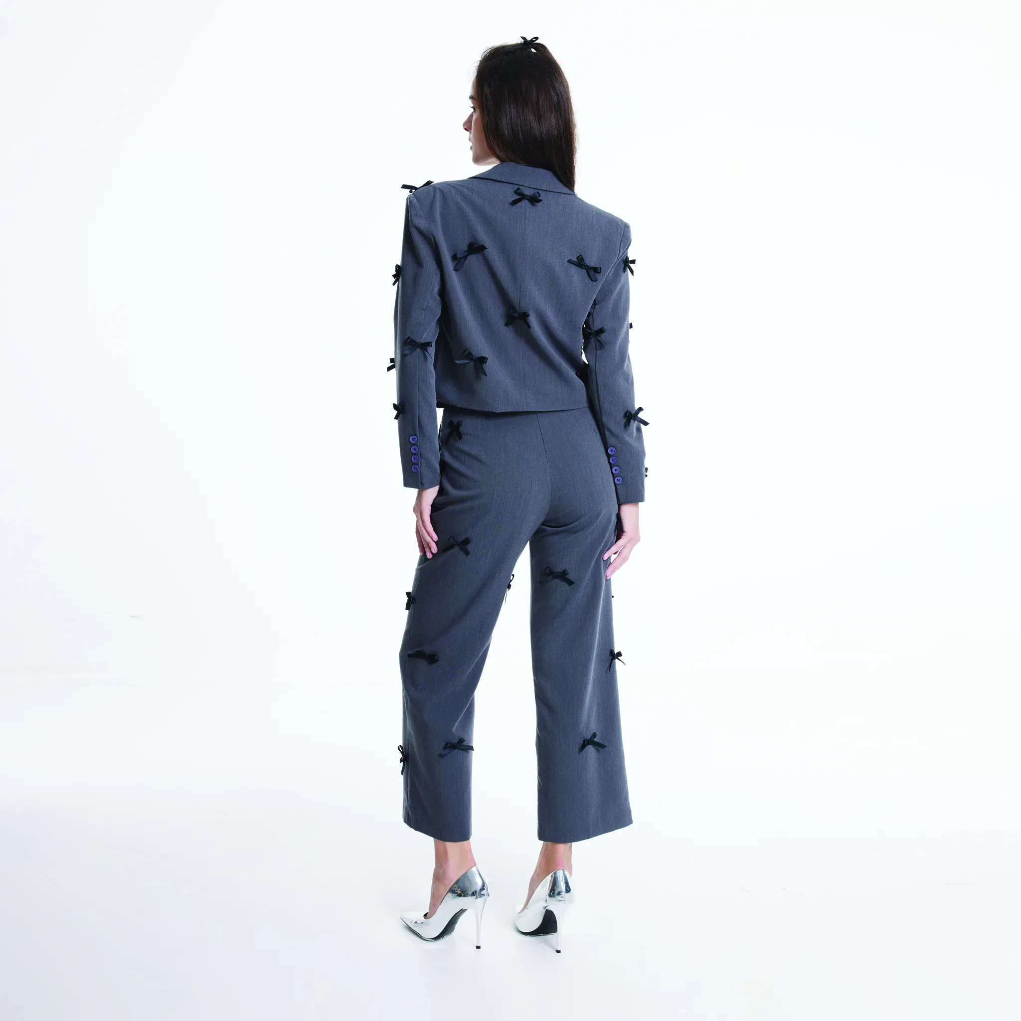 JL X MAG CROP JACKET - BLACK