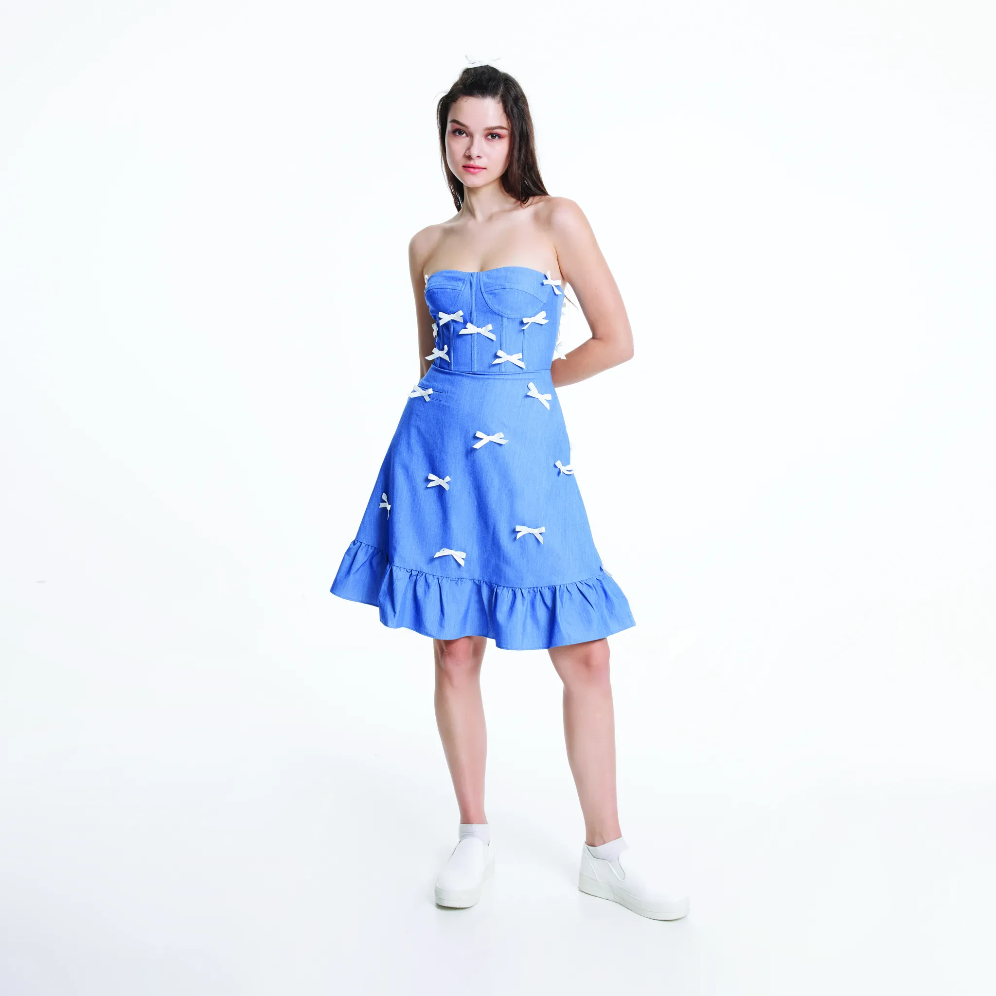 JL X MAG TUBE DRESS - BLUE