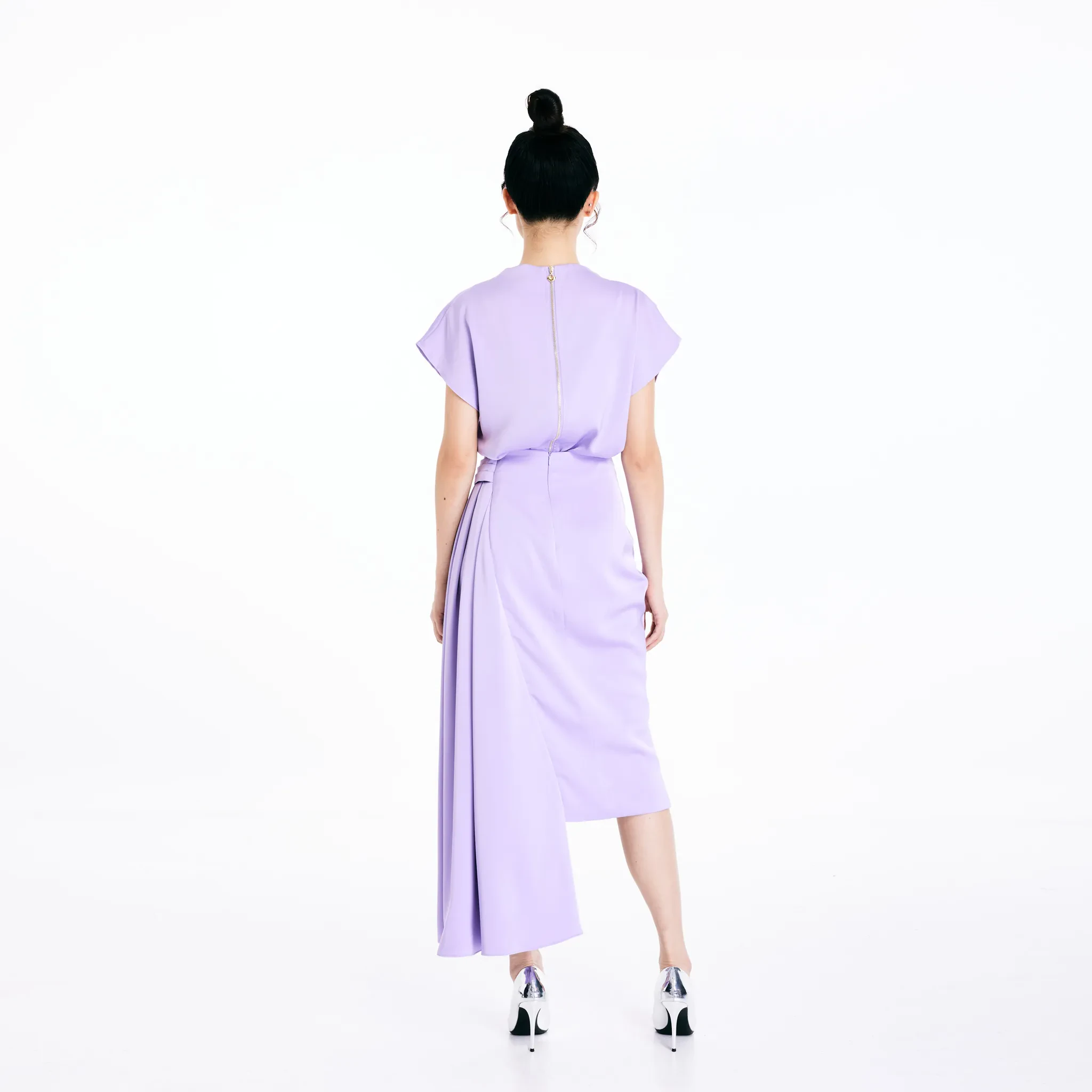 SLIT SKIRT - PURPLE