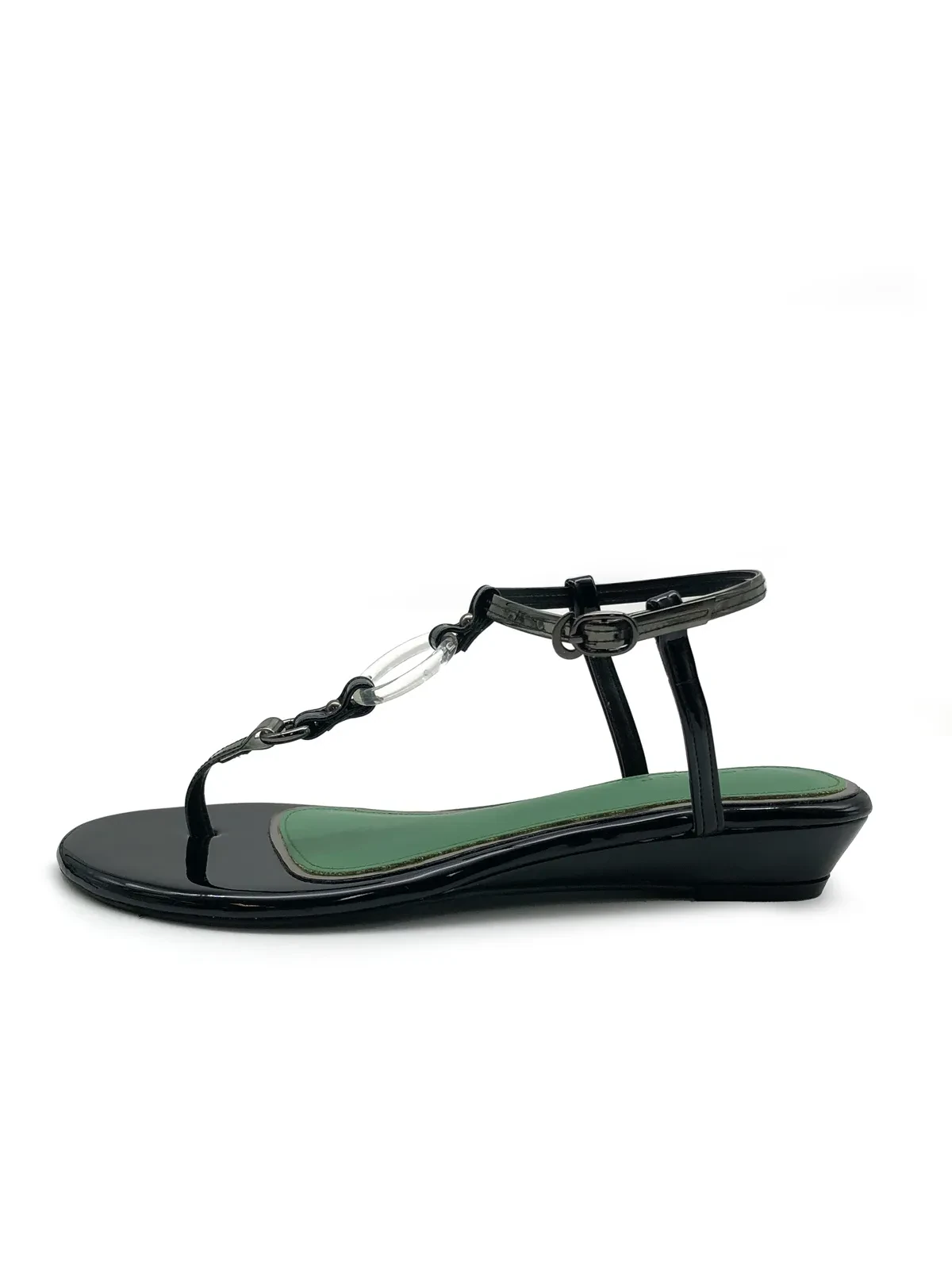 1" Wedged Heel 5104 3760 - Jet Black