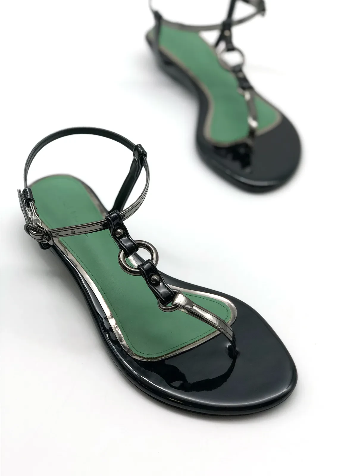 1" Wedged Heel 5104 3760 - Jet Black