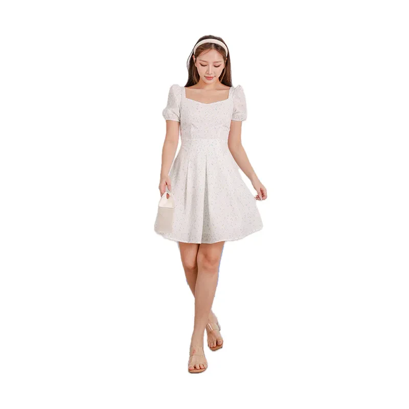 CINEAD FLORAL PUFF DRESS