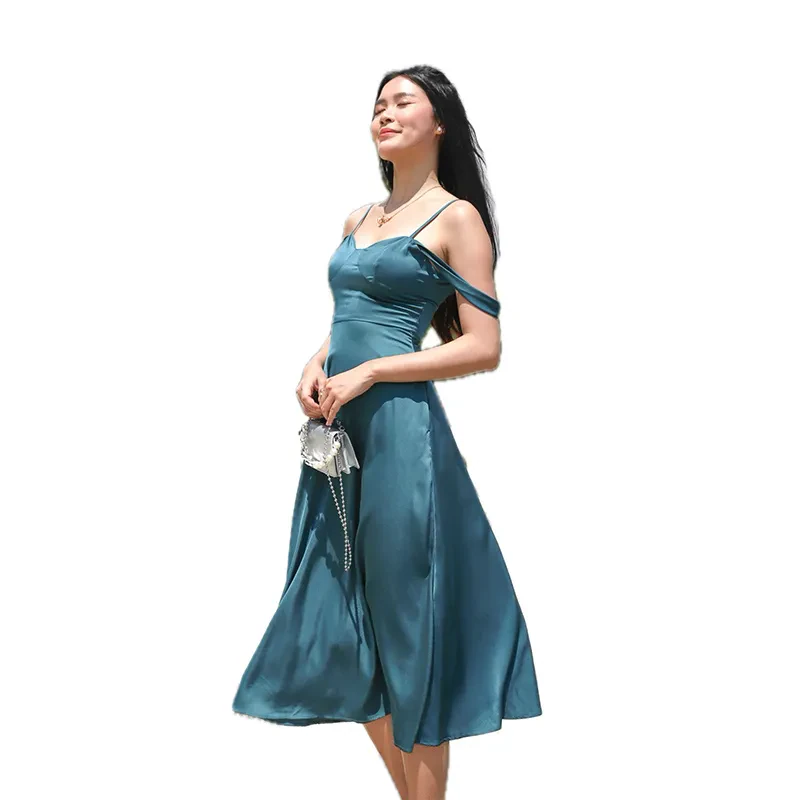 LARISA BUSTIER A-LINE DRESS